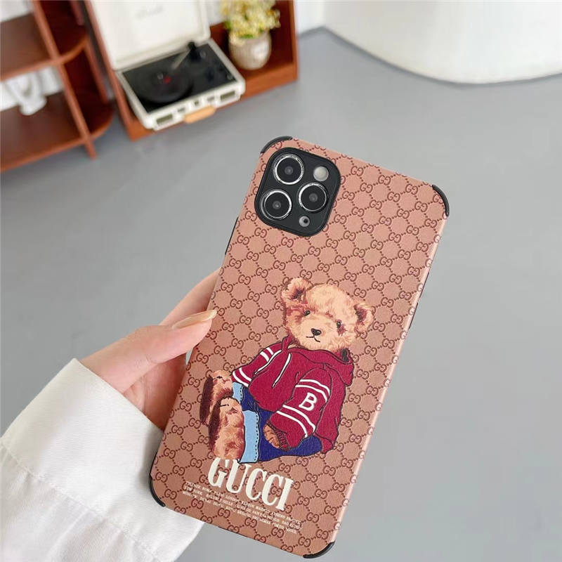 Iphone13pro 13pro Max ケース Gucci クマ Iphone12 11 ケース 芸能人 21