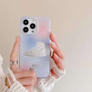 Alternative view of iphone15/14ケース ナイキ かわいい iphone14pro/14promaxカバー グラデーションカラー nike iphone13/13pro ケース インスタ風 アイフォン12/11カバー 流行り 女子高校生
