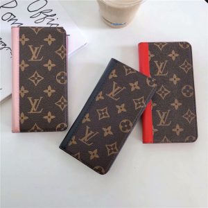 Alternative view of iphone17/17pro ケース ハイ ブランド 手帳 型 ヴィトン風 iphone16/15pro max ケース お揃い オシャレ LV 携帯ケース iphone14/13/12 保護カバー おすすめ