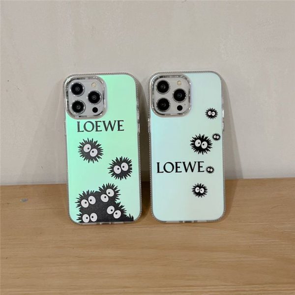 iphone15/15proケース ロエベ トトロ iphone14pro max ケース まっくろ くろ すけ loewe アイフォン13pro カバー キャラ 可愛い iphone12 ケース 大人気