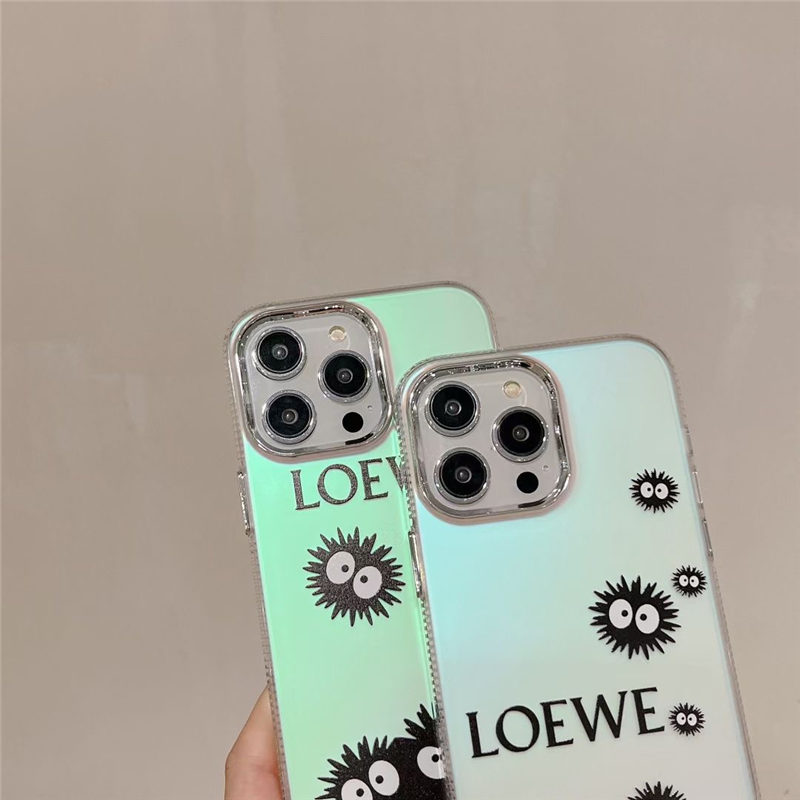 iphone15/15proケース ロエベ トトロ iphone14pro max ケース まっくろ くろ すけ loewe アイフォン13pro カバー キャラ 可愛い iphone12 ケース 大人気