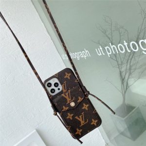 iphone15/15plus カバー 斜め掛け ヴィトン風 iphone14pro max/13プロ ケース 背面 収納 ブランド アイフォン12/11pro max カバー 多 機能 vuitton iphonexr スマホケース パロディ