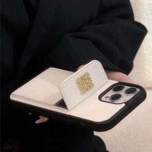 iphone17/17proケース ブランド カード収納 loewe アイフォン16/15pro カバー ペア 大人 スマホケース 14/13 カップル iphone12pro/11 ケース 韓国風