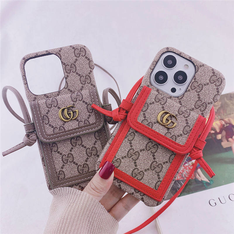 gucci新作 iphone16/15proケース 斜 めがけ ブランド iphone14/13プロ  