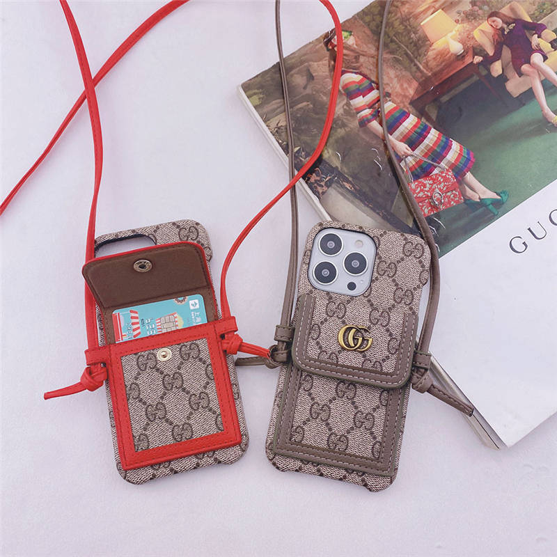 30代~40代の女性のおすすめ【ブランド新作】iPhone13/13pro/12/11ケース gucci iphone13miniケース 斜 めがけ