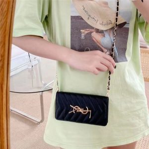 Alternative view of ysl iphone15/15pro 手帳 型 ケース 女性 斜め掛け 全 機種 対応 スマホケース 可愛い androidケース ギャラクシーs20+/s21/note10 バッグ風 Xperia 携帯ケース スライド式