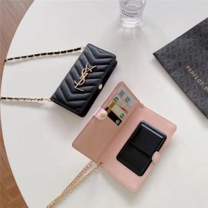 ysl iphone15/15pro 手帳 型 ケース 女性 斜め掛け 全 機種 対応 スマホケース 可愛い androidケース ギャラクシーs20+/s21/note10 バッグ風 Xperia 携帯ケース スライド式