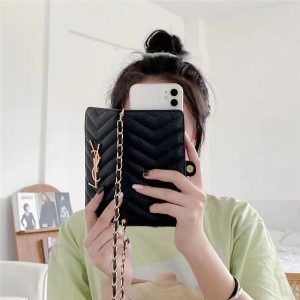 ysl iphone15/15pro 手帳 型 ケース 女性 斜め掛け 全 機種 対応 スマホケース 可愛い androidケース ギャラクシーs20+/s21/note10 バッグ風 Xperia 携帯ケース スライド式