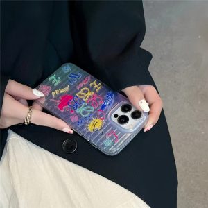 ロエベ iphone15/14pro max/14 スマホケース カラフル おしゃれ loewe風 iphone13pro/12/12pro maxケース 大人 可愛い iphoneケース 流行り 2023