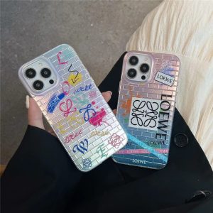 ロエベ iphone15/14/14pro/13pro max スマホケース カラフル