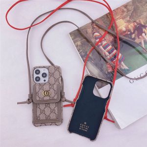 gucci新作 iphone17/16proケース 斜 めがけ ブランド iphone15/14プロ スマホケース カード 入れる グッチ風 iphone13pro maxケース オシャレ 海外 セレブ 愛用 iphone12/11 保護カバー