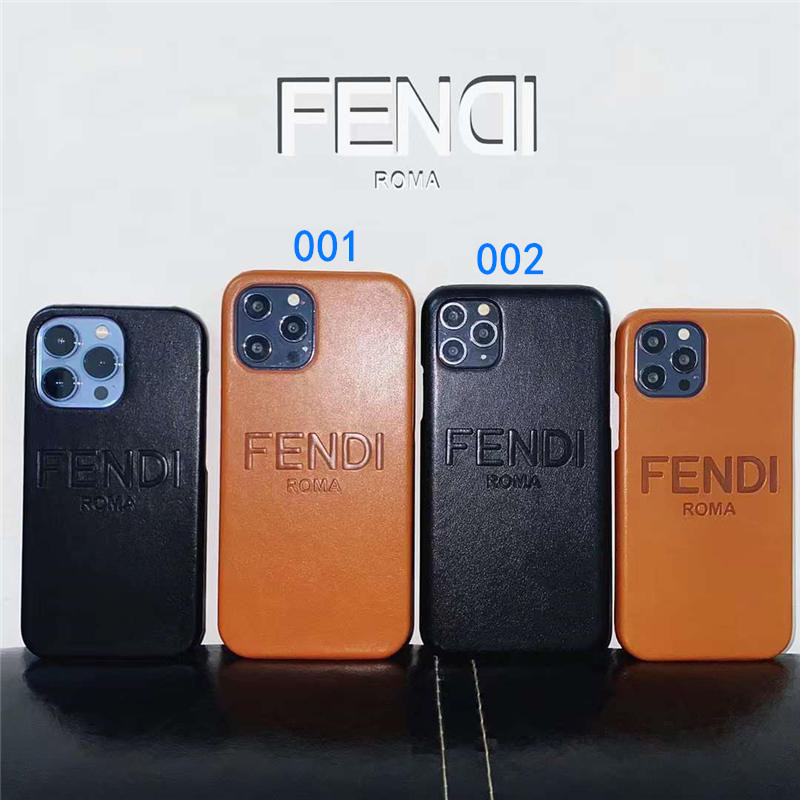 fendi iphoneケース 16/16pro レザー フェンディ風 iphone15/14/13 