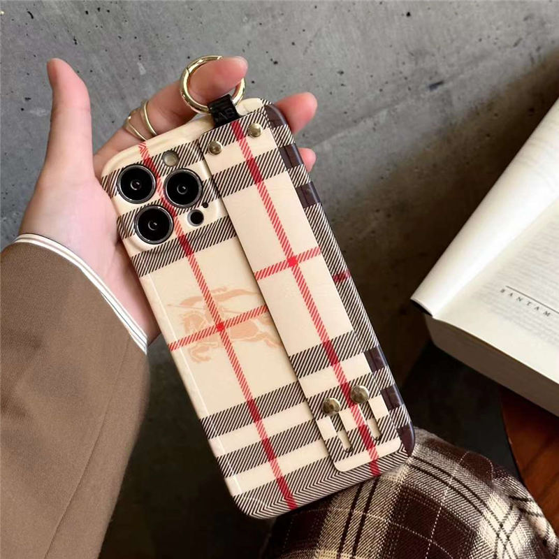 burberry スマホケース iphone16/15pro 大人っぽい バーバリー風  