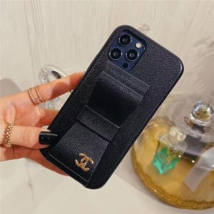 Alternative view of chanel iphone13pro レザーケース リボン 韓国 シャネル風 iphone12 mini ケース 大人 女子 アイフォン13/11/11pro max ケース 蝶結び 可愛い シンプル 携帯ケース クリスマスプレゼント