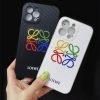 ロエベ アナグラム iphone16pro max/16プロケース カラフル loewe風 iphone15/14 ケース お 揃い オシャレ アイフォンカバー13/12 全面保護