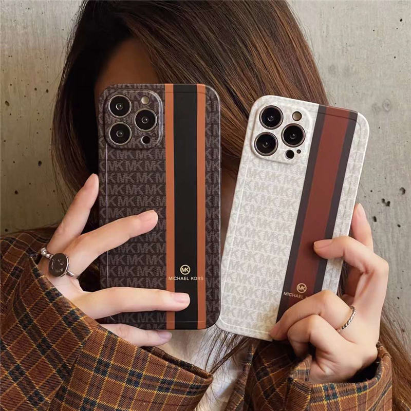 マイケルコース iphoneケース 13/13pro 安い MK シグネチャー柄 