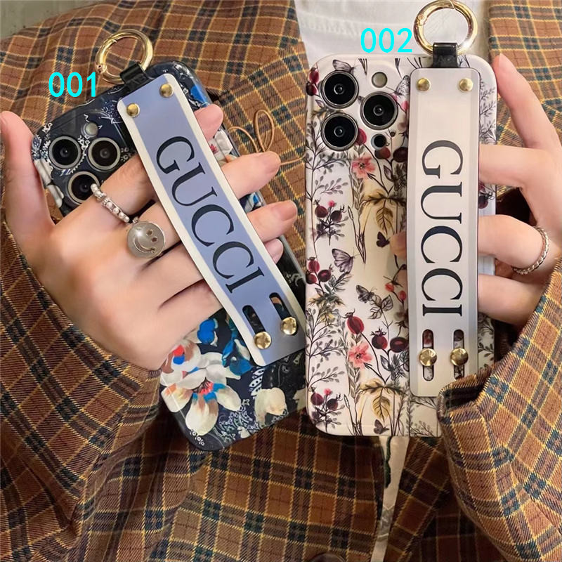 iphone15/15pro ケース 花 柄 ブランド gucci風 iphone14/13pro max 