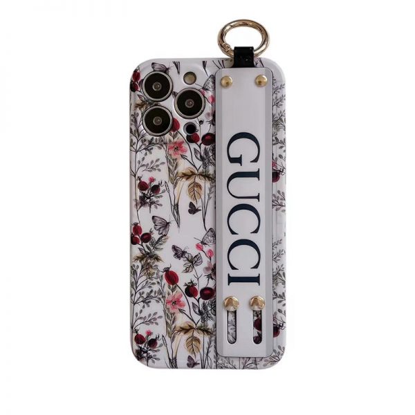 iphone15/15pro ケース 花 柄 ブランド gucci風 iphone14/13pro max