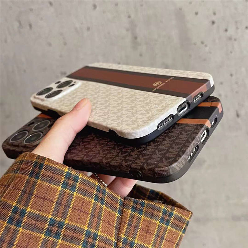 マイケルコース iphoneケース 13/13pro 安い MK シグネチャー柄 アイフォン12pro max カバー 大人っぽい お揃い iphone12/11/xs max 保護ケース 衝撃に強い おしゃれ