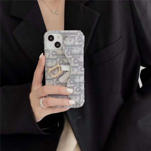 Alternative view of iphone17/17pro/16pro max ケース dior 刺繡風 iphone15/14pro カバー ディオールコピー レディース アイフォンミニ 携帯ケーストロッターⅮ金具 高級プレゼント