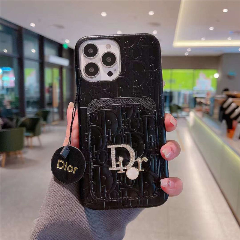 ディオール iPhone15 Pro/14 Proケース カナージュ柄 DIOR iPhone15/14  