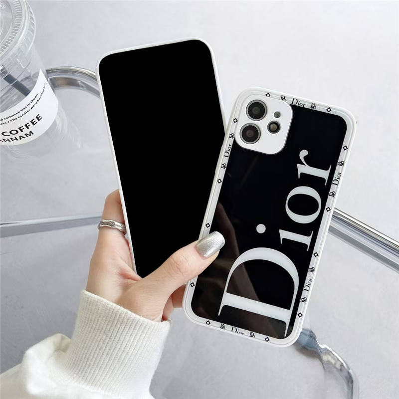 dior スマホケース iphone15/15pro ガラスケース iphone14pro max/13 ケース カメラまで保護