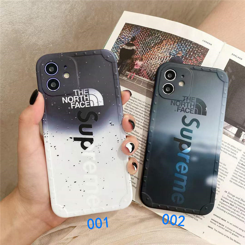 iphone13pro アイフォン13/12ケース シュプリーム ノースフェイス 2022 iphone14pro/12pro max カバー おしゃれ メンズ iphone11/xs/xr ケース supreme north スマホカバー かっこいい