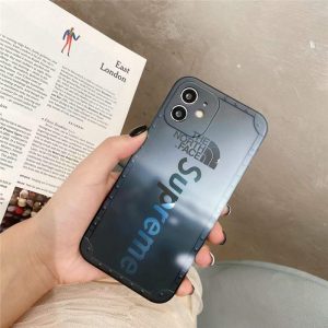 iphone13pro アイフォン13/12ケース シュプリーム ノースフェイス 2022 iphone14pro/12pro max カバー おしゃれ メンズ iphone11/xs/xr ケース supreme north スマホカバー かっこいい