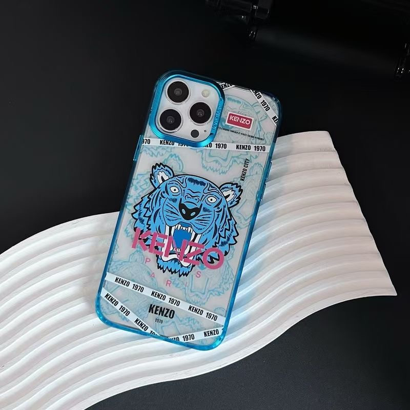 KENZO iPhoneケース iPhone proMax ケース 青