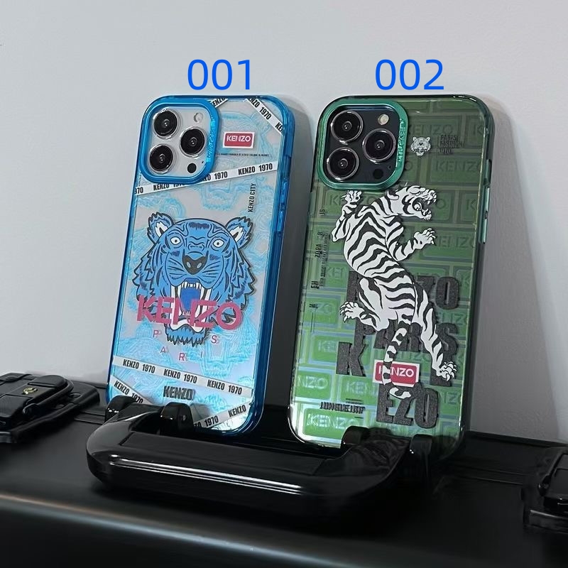 KENZO iPhoneケース iPhone proMax ケース 青