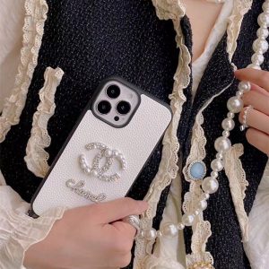 iphone16/16pro/15/15proケース シャネル風 chenel スマホ