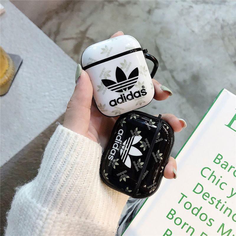 airpods pro2 ケース アディダス airpods1/2 airpods 第三世代 ケース 高校生 人気 adidas風 エアポッツケース ブランド 充電