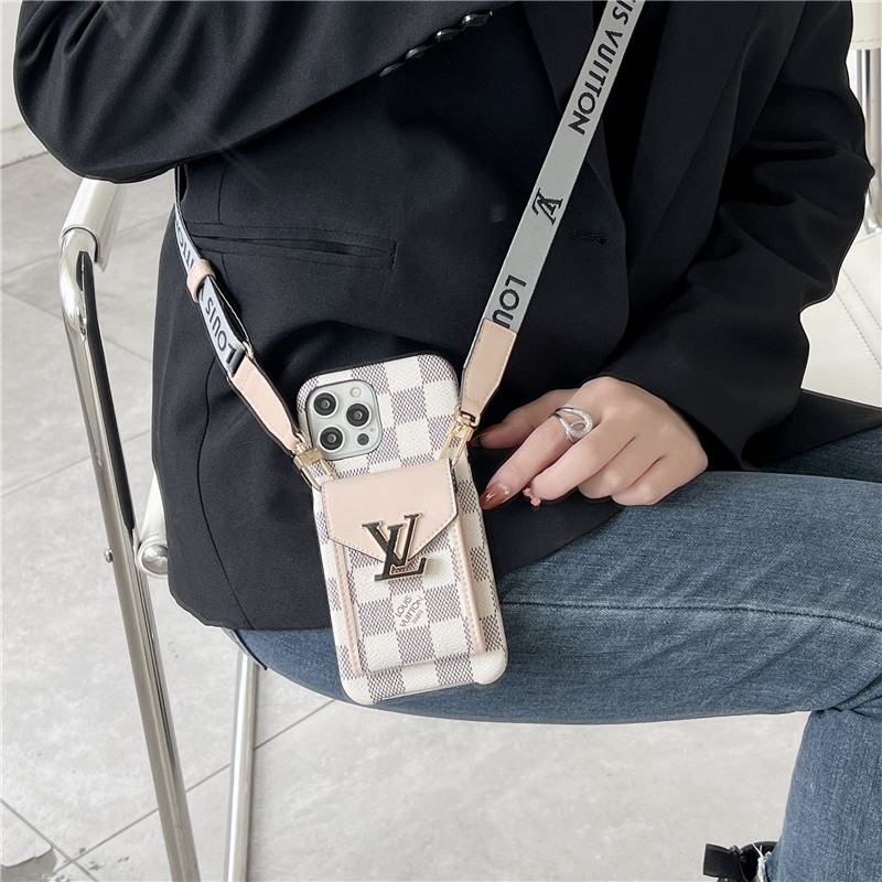 ルイヴィトン iphone15/15proケース おすすめ ic カード 背面 iphone14 ショルダー ケース ブランド