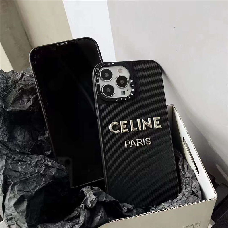 iphone16/16pro ケース セリーヌコピー iphone15/14promaxケース 大人 シンプル アイフォンケース13/12プロ 頑丈 iphone11 カバー お揃い