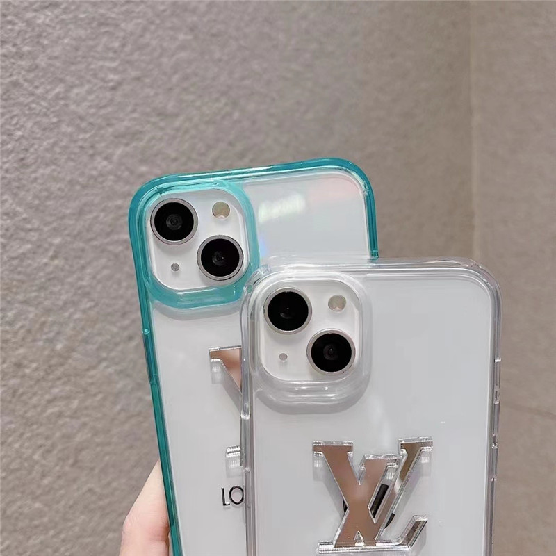ルイヴィトン iphone13pro/13 クリアケース 人気 lvロゴ