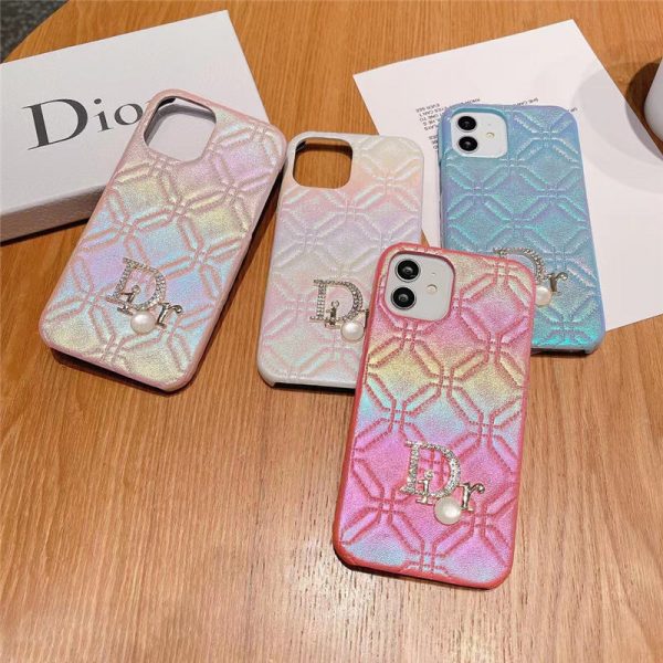 dior iphone15pro/15pro maxケース パロディ おしゃれ iphone14/13pro ケース グラデーション ディオール風 iphone11 アイフォンxs/xr 革ケース 大人 女子