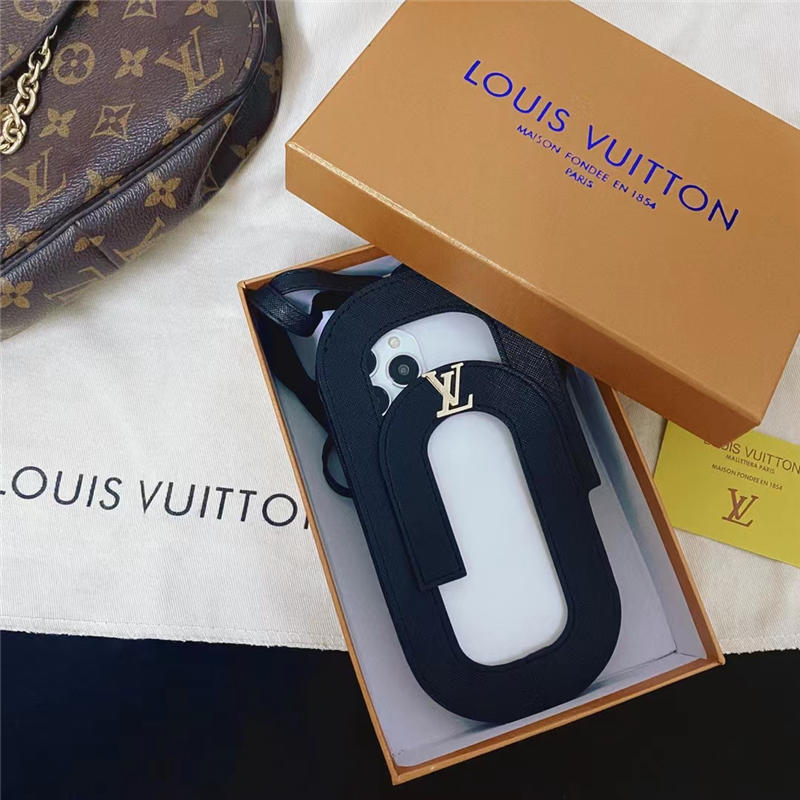 スマホポーチ ショルダー ブランド LVロゴ 全 機種 対応