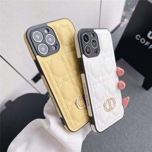 iphone16pro/16promax 携帯ケース dior カナージュ iphone15/14pro レザー ケース イエロー おしゃれ iphone12/11promax ケース お揃い シンプル
