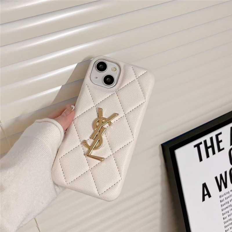 サンローラン iphone15/15プロ レザーケース ysl iphone14promax 