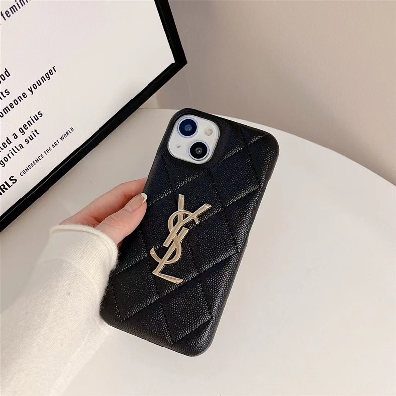 サンローラン iphone15/15プロ レザーケース ysl iphone14promax 