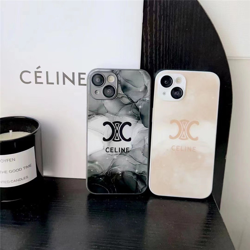 セリーヌ iphone15/15pro ケース カメラフィルム付き celine 14/14pro/13promax カバー 大理石柄 おしゃれ iphone12/11 ケース ペア ハイ ブランド