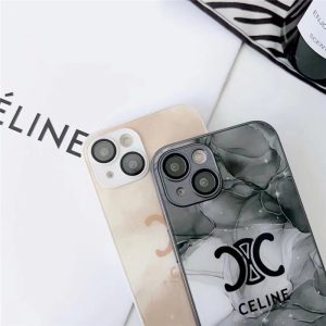 セリーヌ iphone15/15pro ケース カメラフィルム付き celine 14/14pro/13promax カバー 大理石柄 おしゃれ iphone12/11 ケース ペア ハイ ブランド