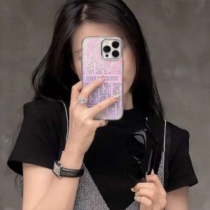 キラキラ iphone15/15proケース dior風 iphone14/14promaxケース ピンク 女子 韓国 iphone13/12 ケース クリア シート付き