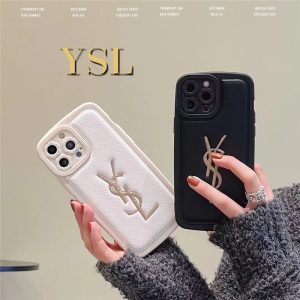 サンローラン iphone16/16pro レザーケース YSLロゴ キラキラ 15/14pro カバー 女子 人気 iphone13promax/13pro 携帯ケース 頑丈 おしゃれ