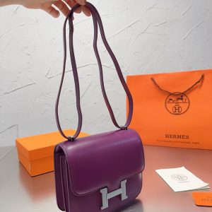 Alternative view of エルメス コンスタンス ミニ HERMES 小さい ショルダー バッグ シルバー金具 コンパクト バッグ 可愛い 2way ハイ ブランド ポシェット