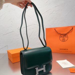 エルメス コンスタンス ミニ HERMES 小さい ショルダー バッグ シルバー金具 コンパクト バッグ 可愛い 2way ハイ ブランド ポシェット