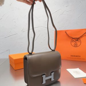 エルメス コンスタンス ミニ HERMES 小さい ショルダー バッグ シルバー金具 コンパクト バッグ 可愛い 2way ハイ ブランド ポシェット