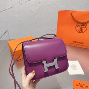 エルメス コンスタンス ミニ HERMES 小さい ショルダー バッグ シルバー金具 コンパクト バッグ 可愛い 2way ハイ ブランド ポシェット