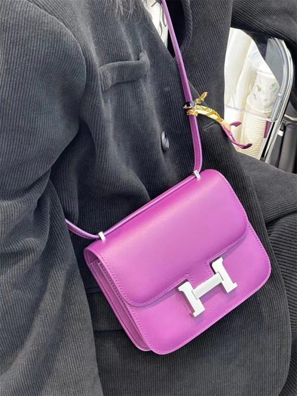 エルメス コンスタンス ミニ HERMES 小さい ショルダー バッグ シルバー金具 コンパクト バッグ 可愛い 2way ハイ ブランド ポシェット