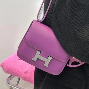 エルメス コンスタンス ミニ HERMES 小さい ショルダー バッグ シルバー金具 コンパクト バッグ 可愛い 2way ハイ ブランド ポシェット